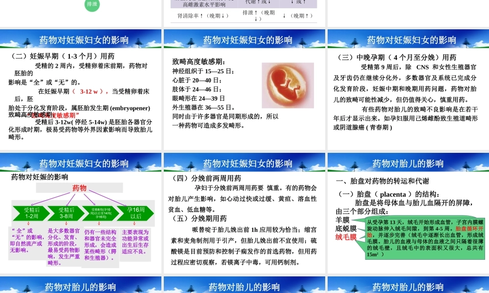妊娠期和哺乳期用药.ppt