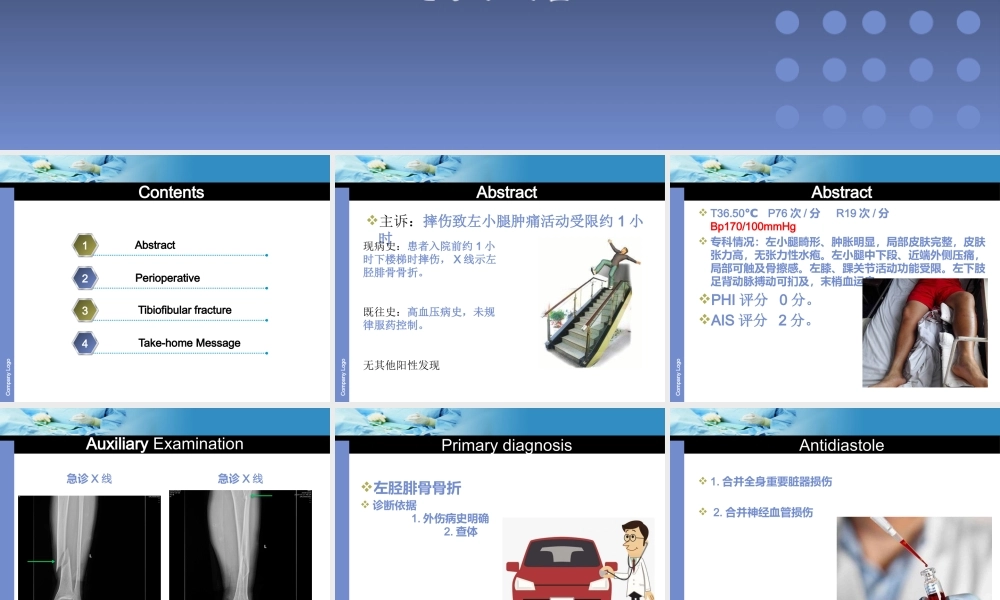 急诊外科或创伤骨科教学查房.pptx