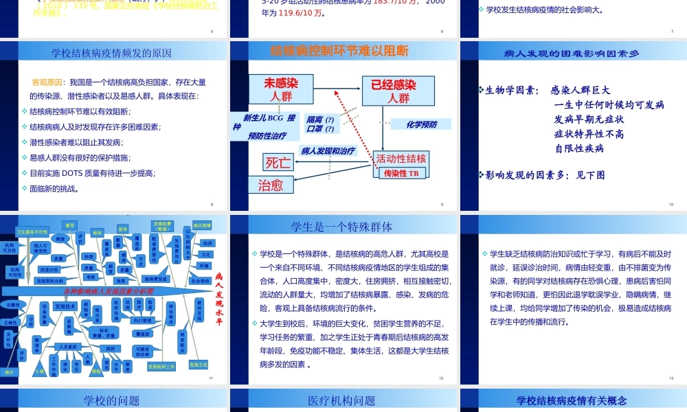 学校结核病疫情的现场调查与处理2011-[自动保存的].ppt