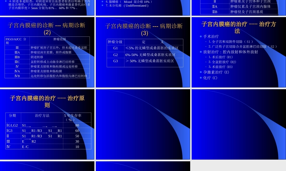 子宫内膜癌诊治指南.ppt