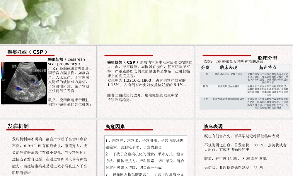 子宫瘢痕妊娠...ppt
