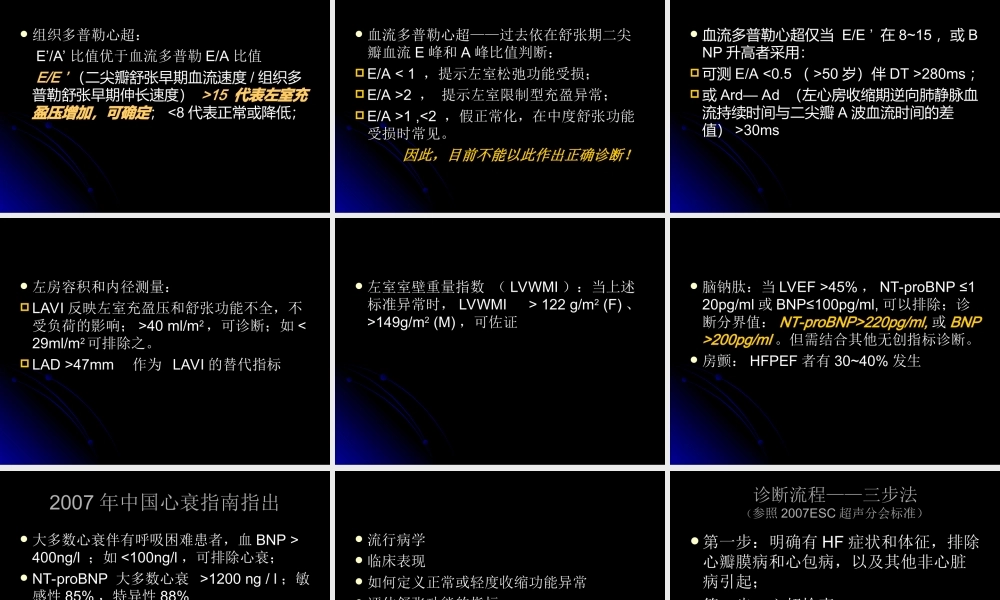 射血分数正常心衰诊治的专家共识解读.ppt