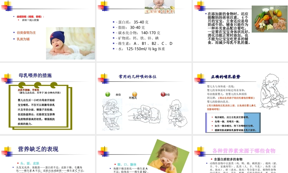 婴幼儿的营养及喂养1.ppt
