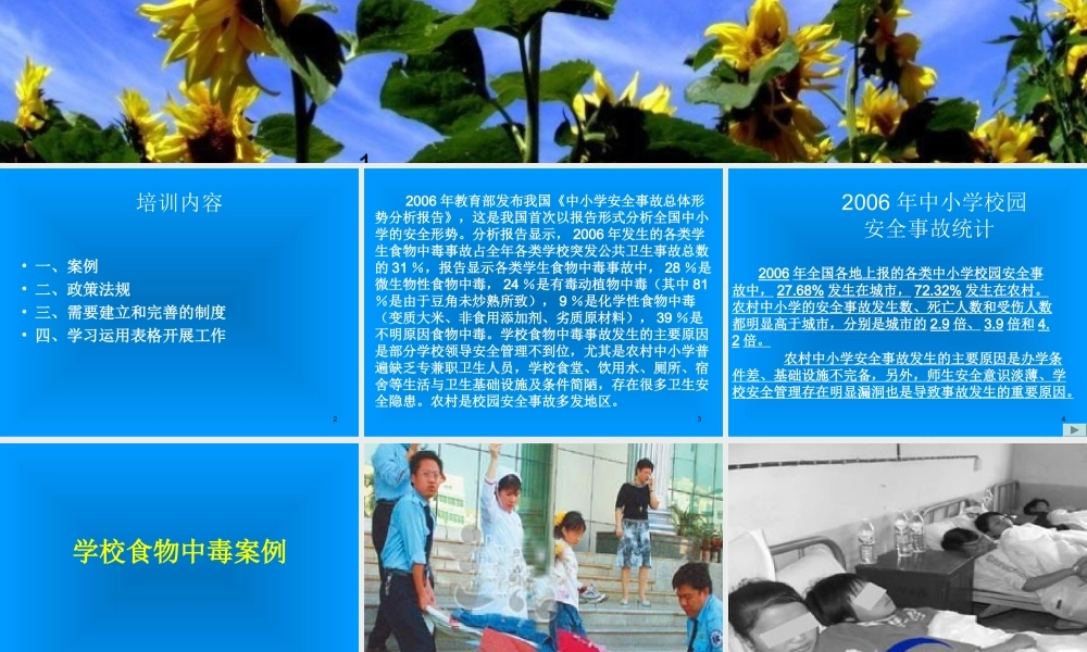 学校食品卫生和传染病防控.ppt