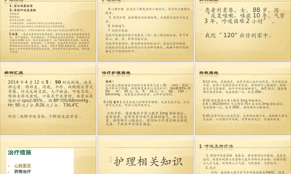 急性呼吸衰竭的急救(病案查房版).ppt