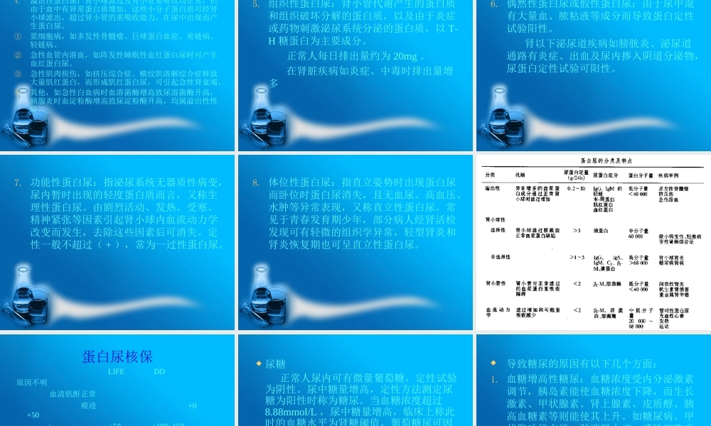 尿常规检查与核保.ppt