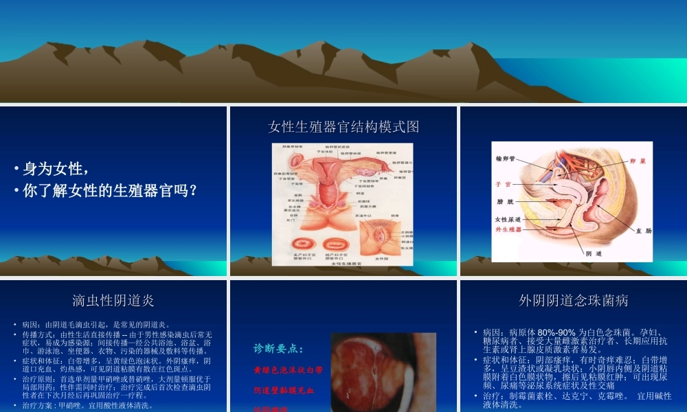 妇科常见病知识讲座.ppt