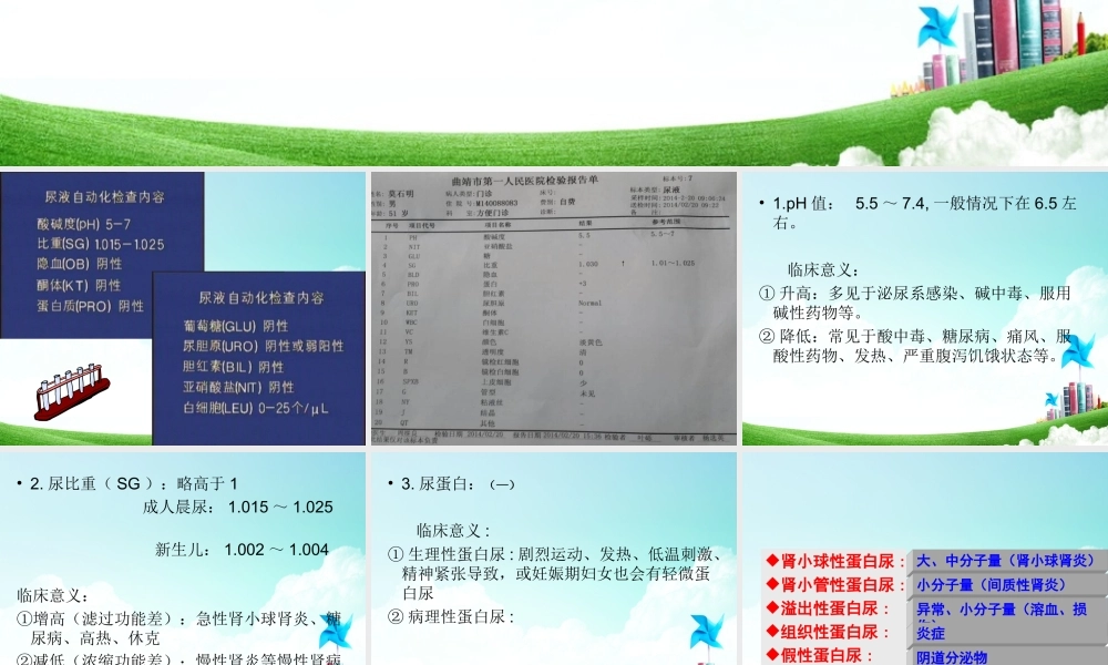 尿常规和粪常规解读.ppt