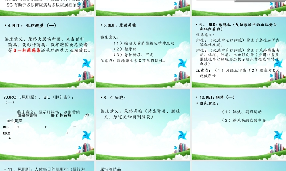 尿常规和粪常规解读.ppt