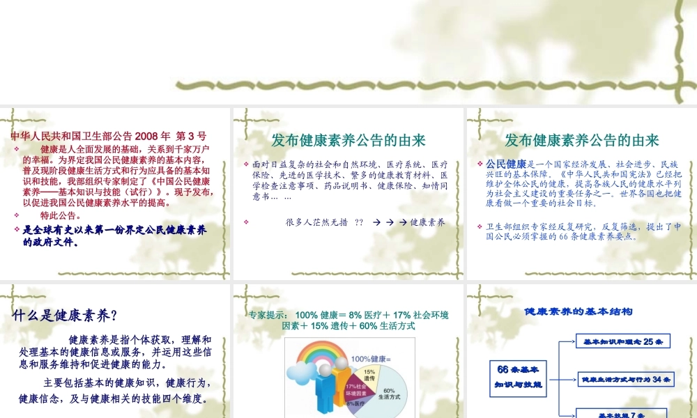 居民健康讲座.ppt