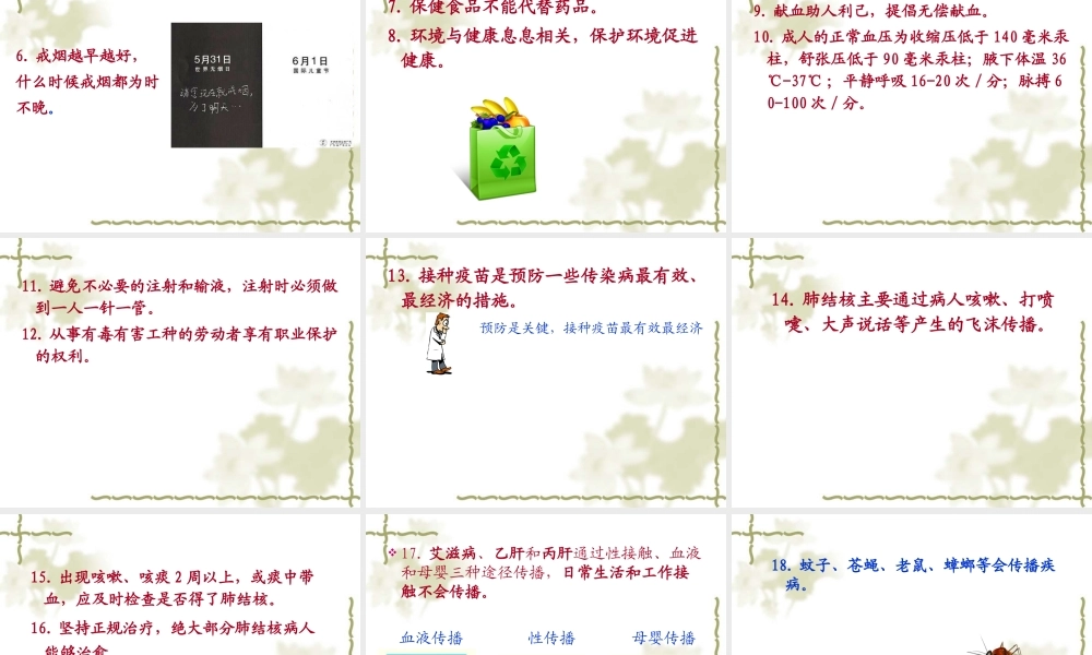 居民健康讲座.ppt