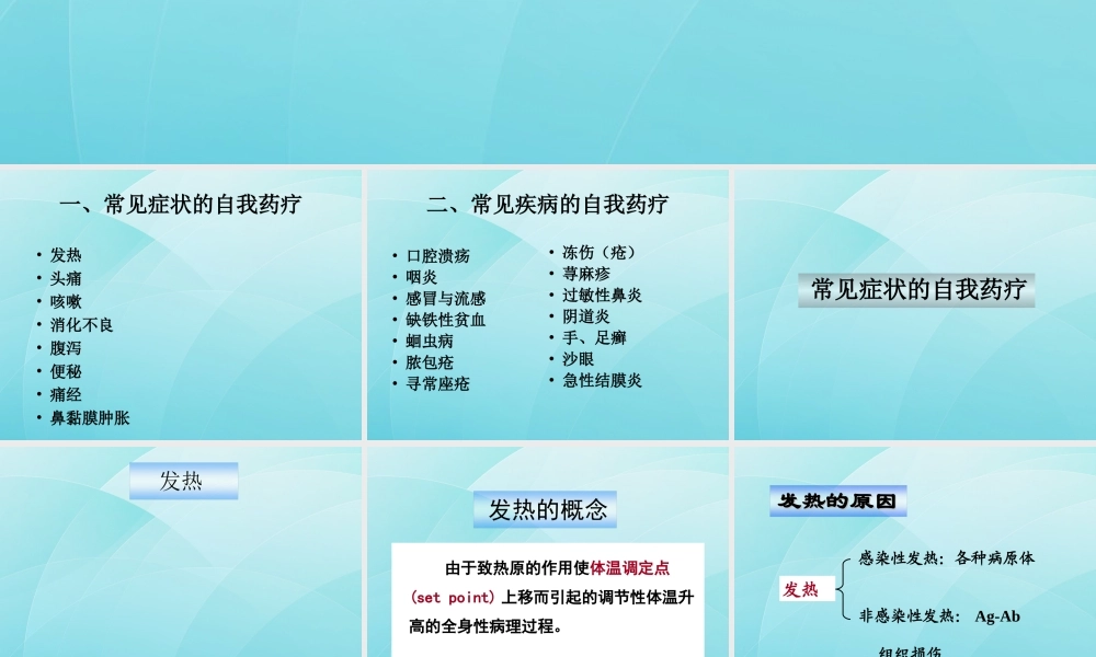 常见病症的自我药疗.ppt