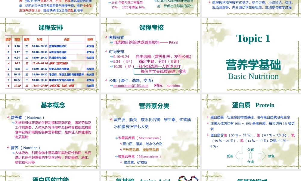 妇幼营养学朱文丽1营养学基础.pptx