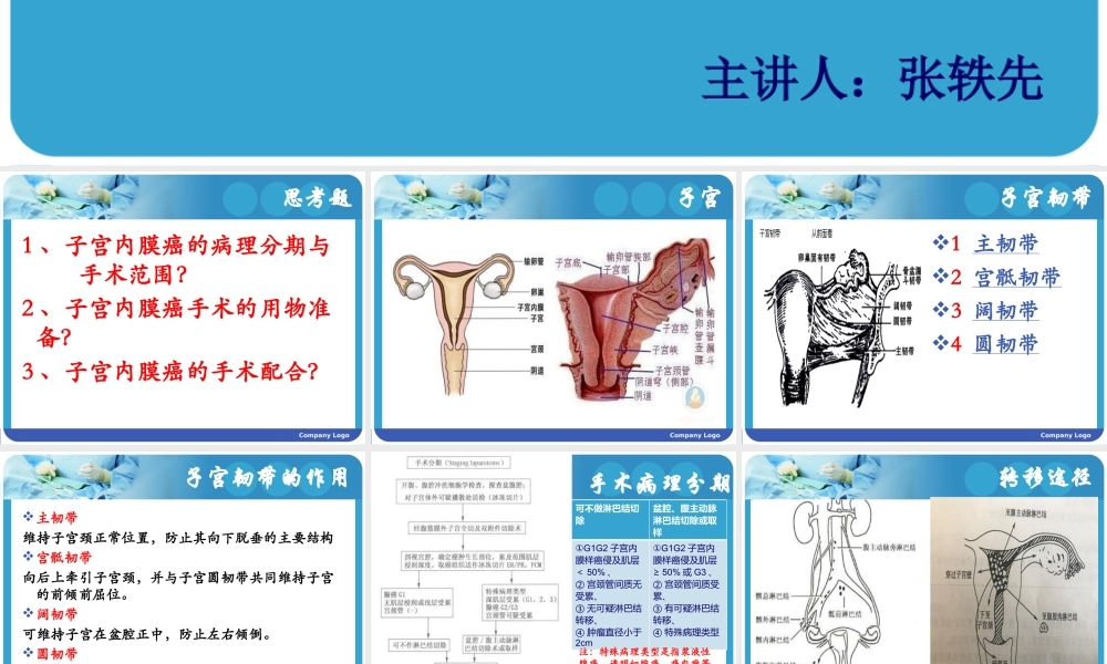 子宫内膜癌的手术配合.pptx
