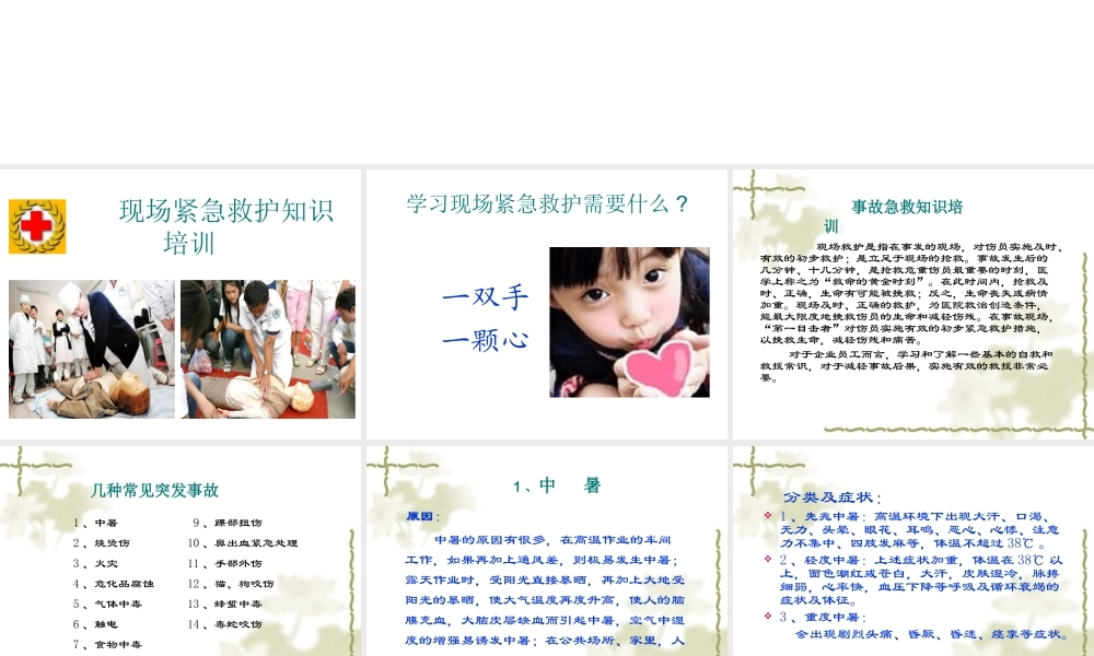 家庭急救常识整理版.ppt