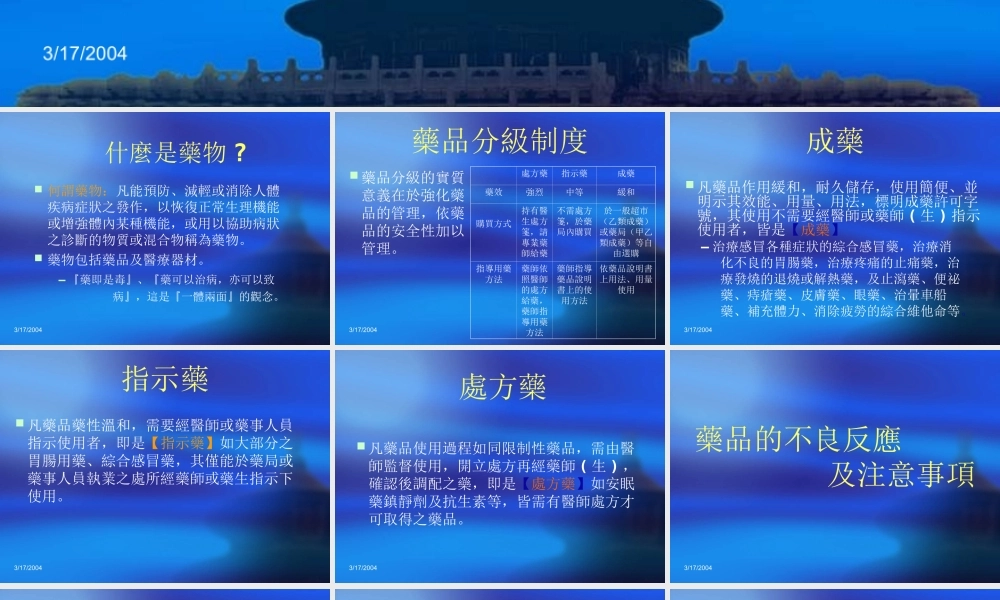 怎样建立用药安全之观念.ppt