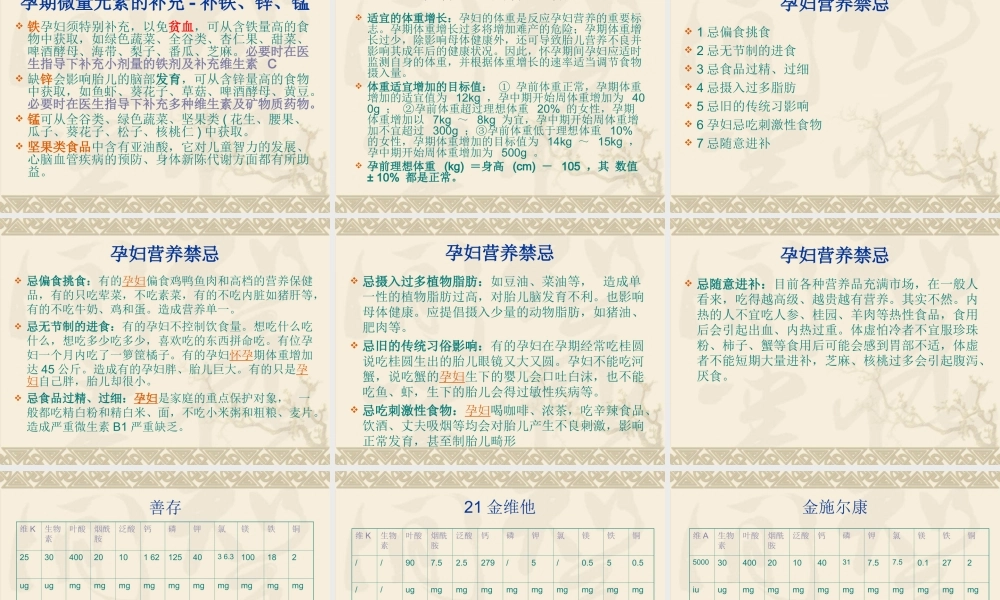 孕妇学校课程-孕期合理膳食.ppt