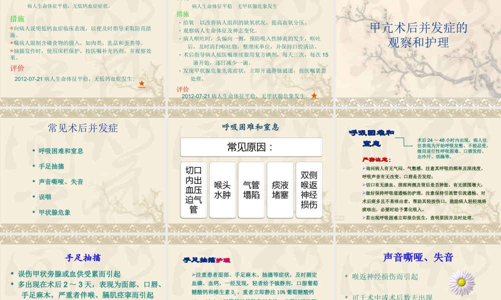 年月甲亢术后查房.ppt