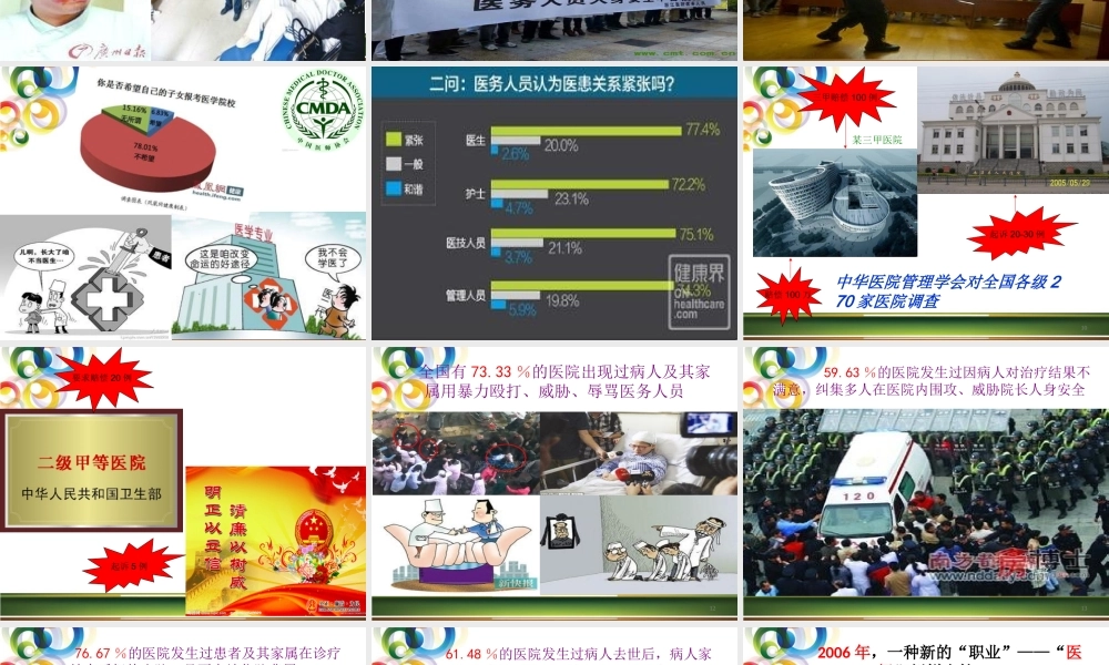 医患关系与医患沟通-姚本海.ppt