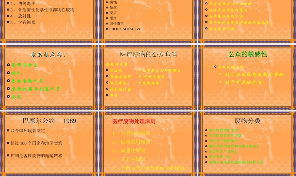 医院废物分类及收集..ppt