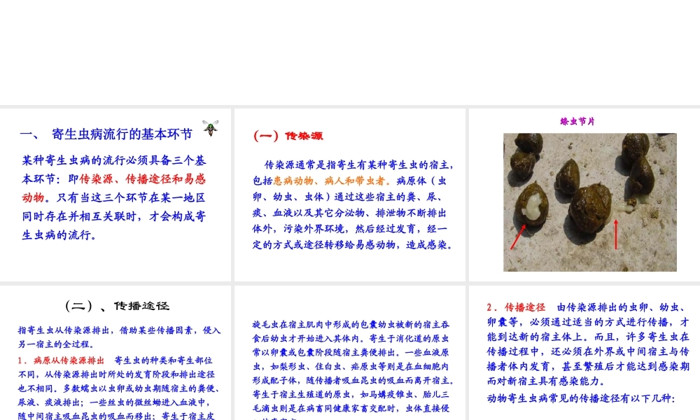 寄生虫病的流行病学.ppt