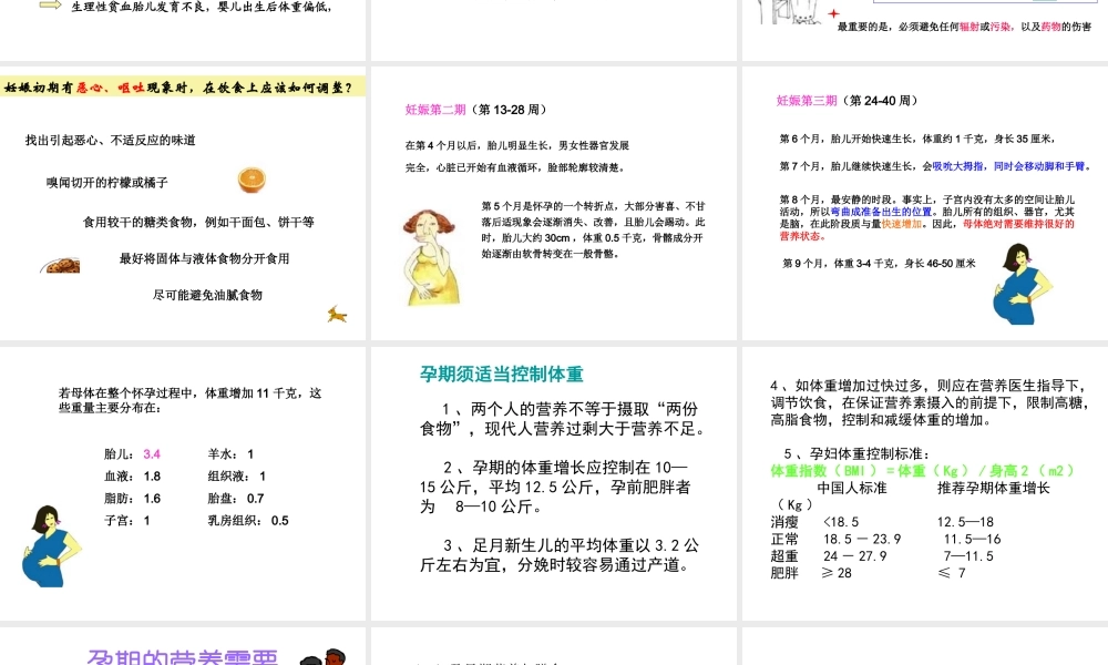 孕妇乳母营养辩析.ppt