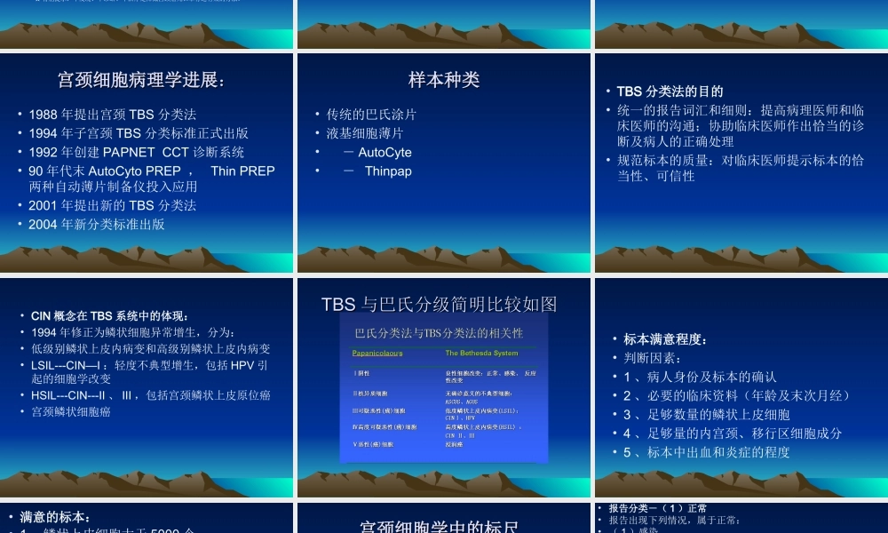 宫颈细胞学――TBS分类法.ppt