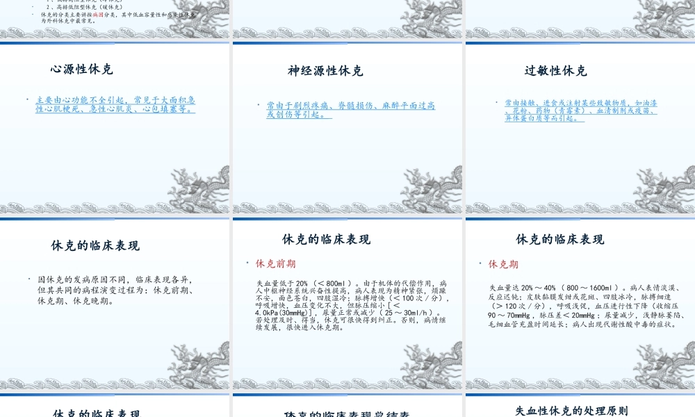 失血性休克查房.ppt