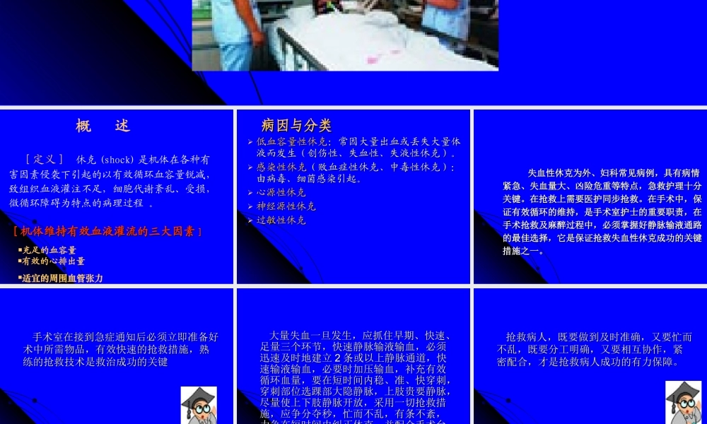 失血性休克病人抢救的台下配合模板.ppt
