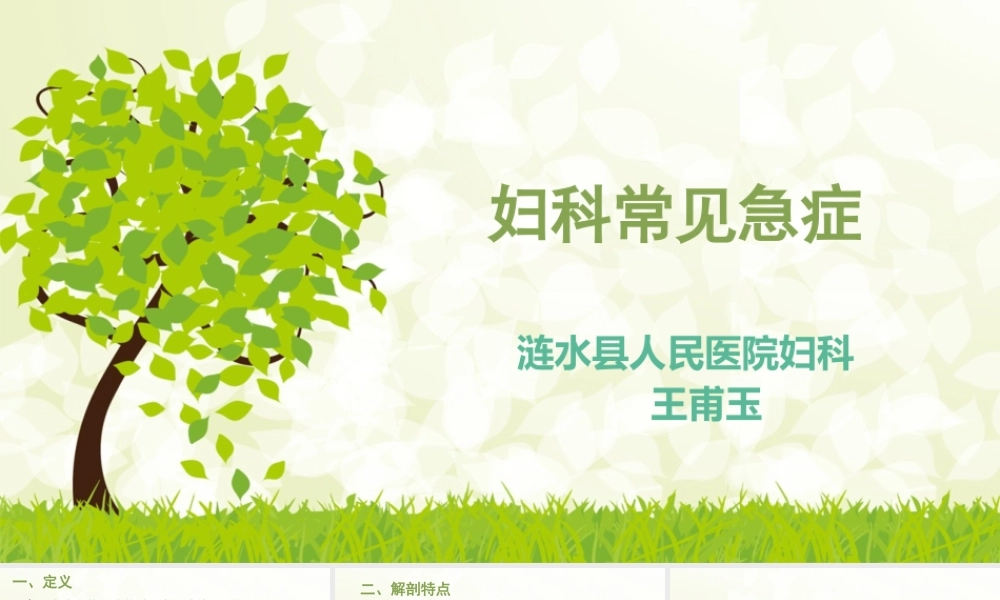 妇科常见急腹症.pptx