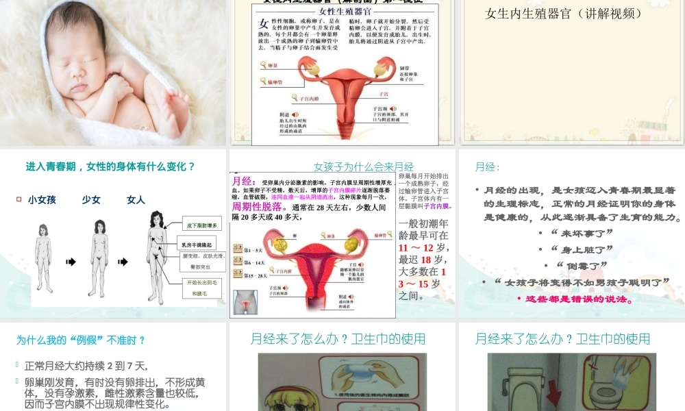 女生青春期健康知识2.ppt