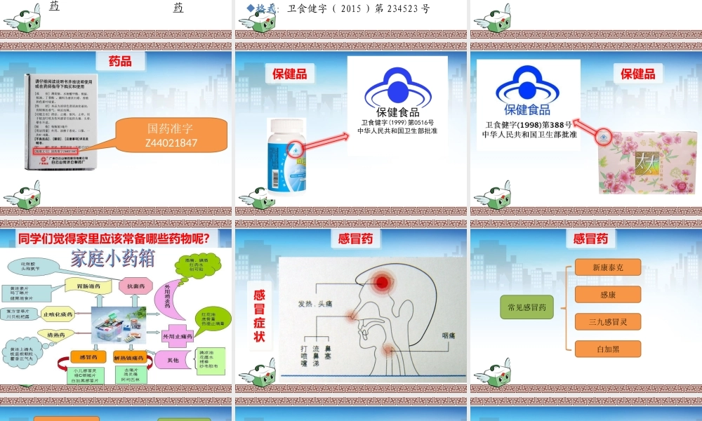 家庭常用药介绍.ppt