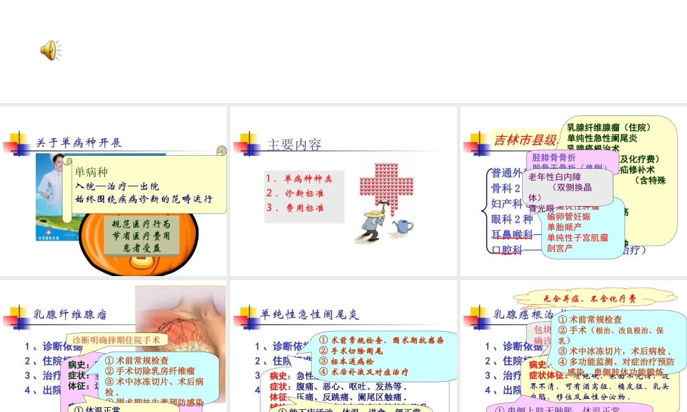 农合单病种准入标准.ppt