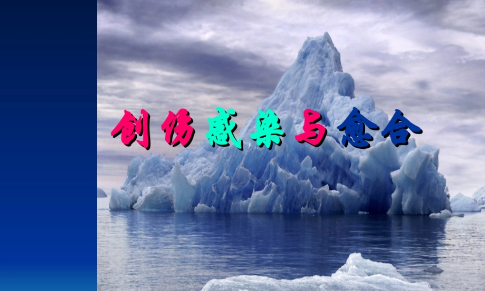 创伤感染与愈合.ppt