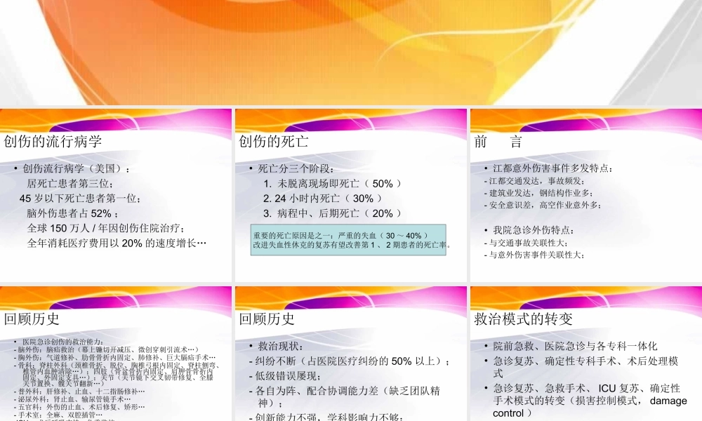 创伤救治与液体复苏.ppt