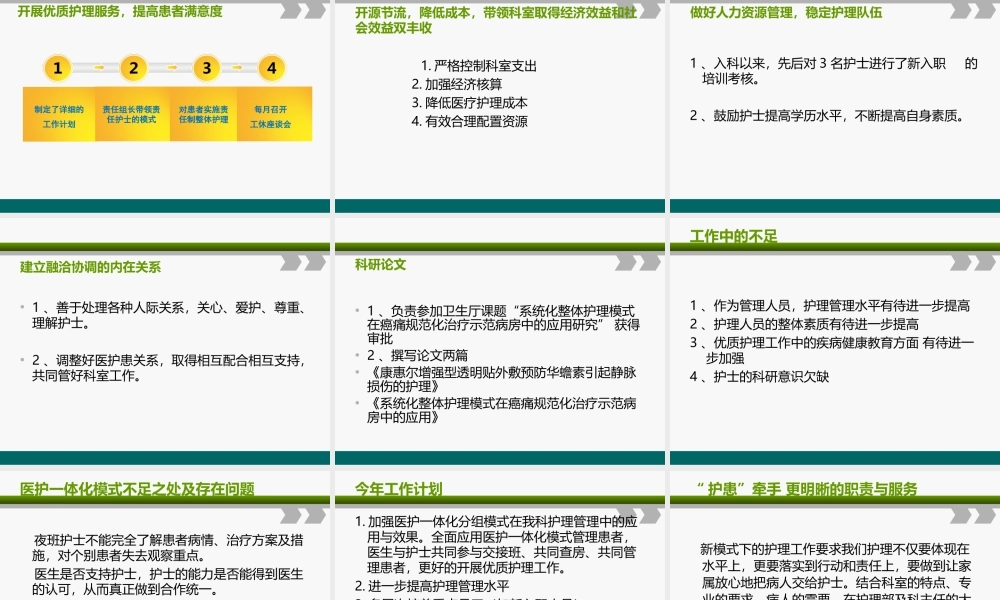 医护一体化查房介绍.ppt