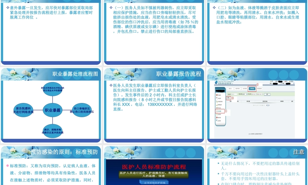 医务人员职业安全防护知识.ppt