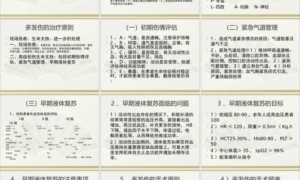多发伤的检查与诊治.ppt
