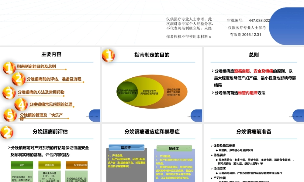 分娩镇痛指南解读20161023.ppt