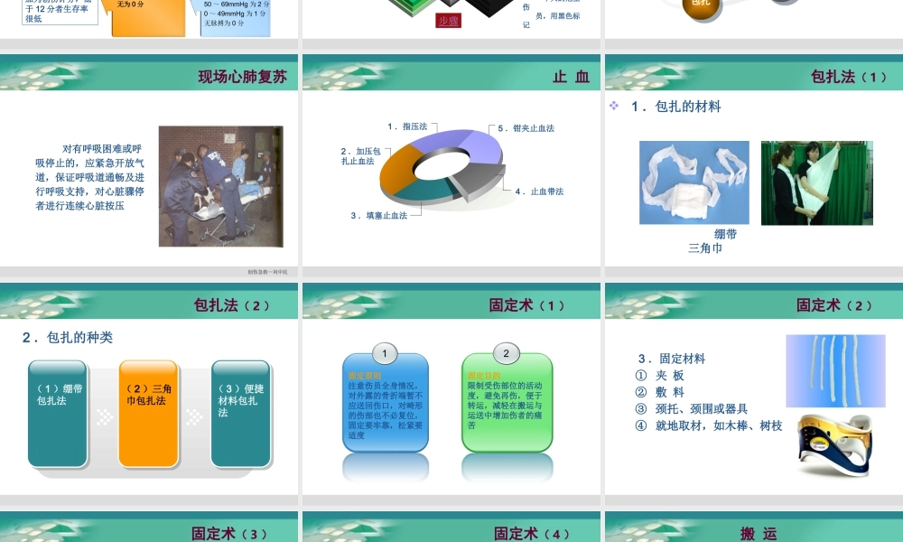 创伤的院前急救PPT.ppt