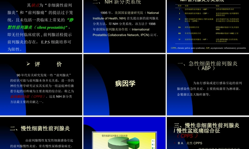 前列腺炎诊疗现状与进展.pptx