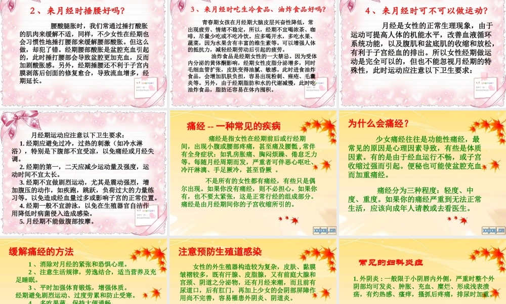 女生青春期健康知识讲座.ppt