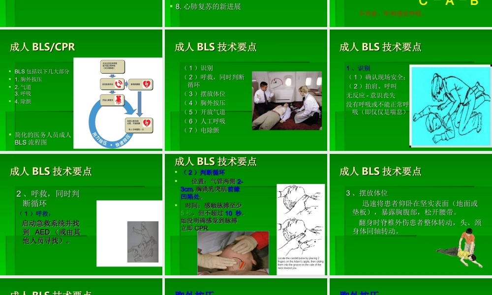 医务人员基础生命支持.ppt