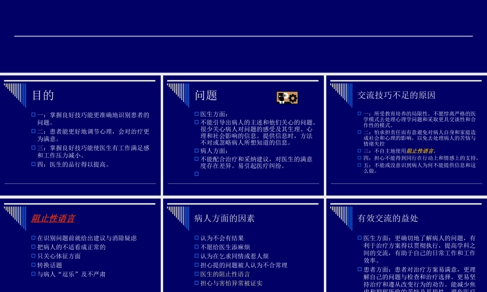 医患的交流技巧.ppt