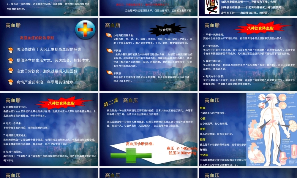 健康知识讲座-三高.ppt