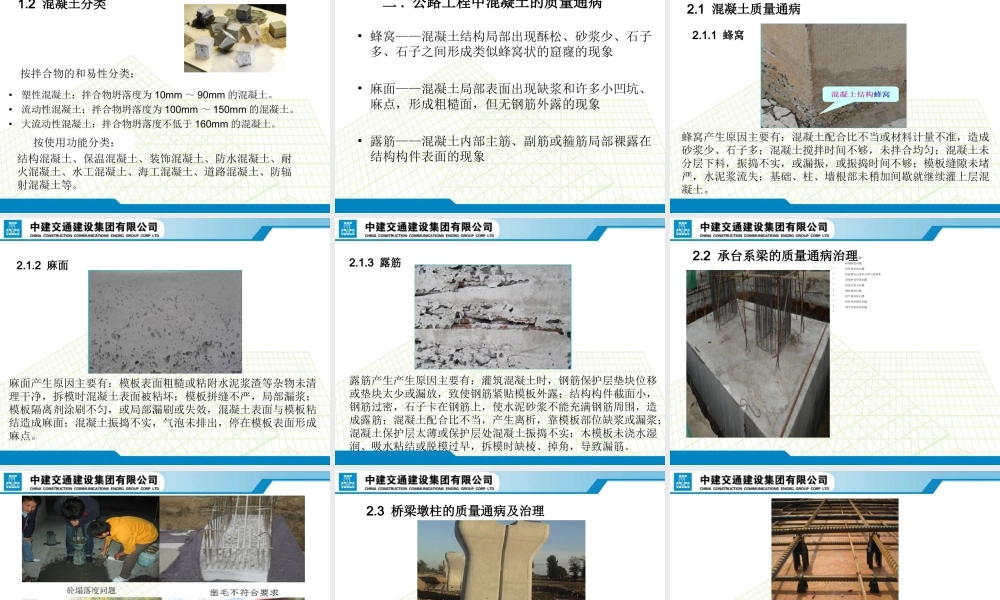 公路工程混凝土质量通病及防治措施.ppt