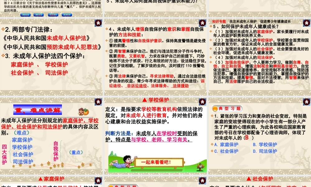 关注未成年人保护-促进青少年健康成长.ppt