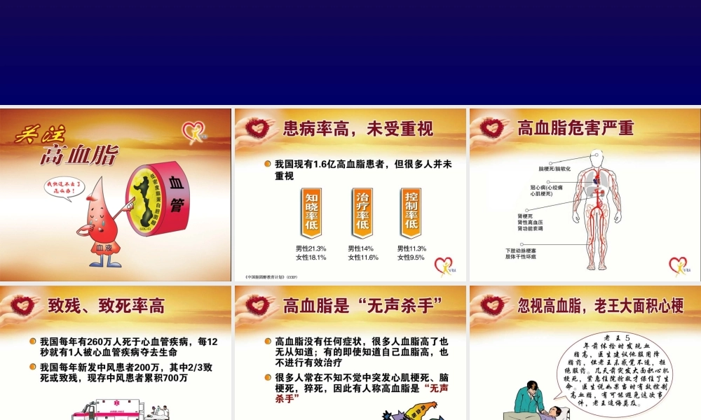 关注高血脂.ppt