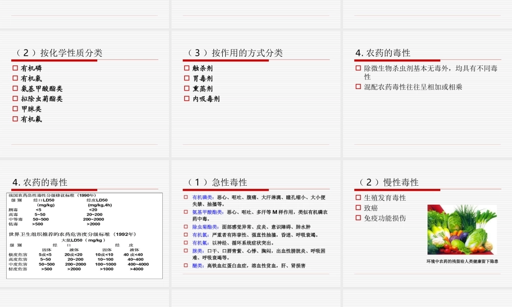 农药中毒讲稿.ppt