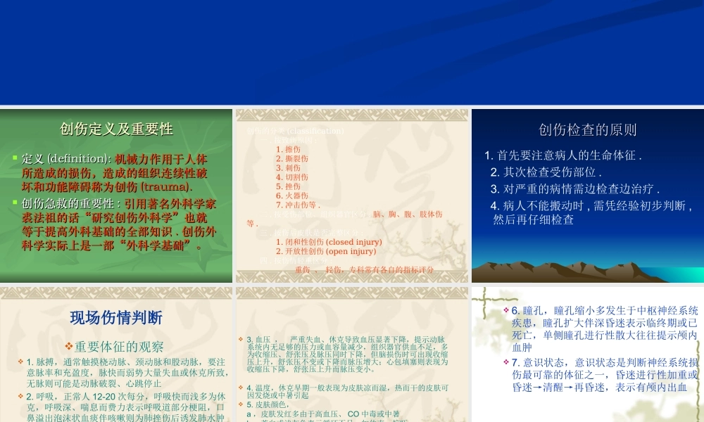 创伤急救基本原则.ppt